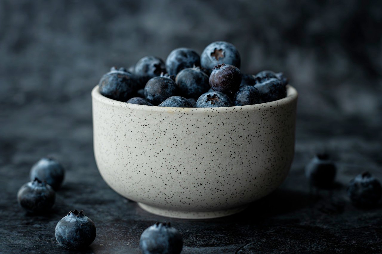 Fresh blueberries